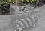 OEM Galvanized Welded Folding Stackable Wire Mesh Cage